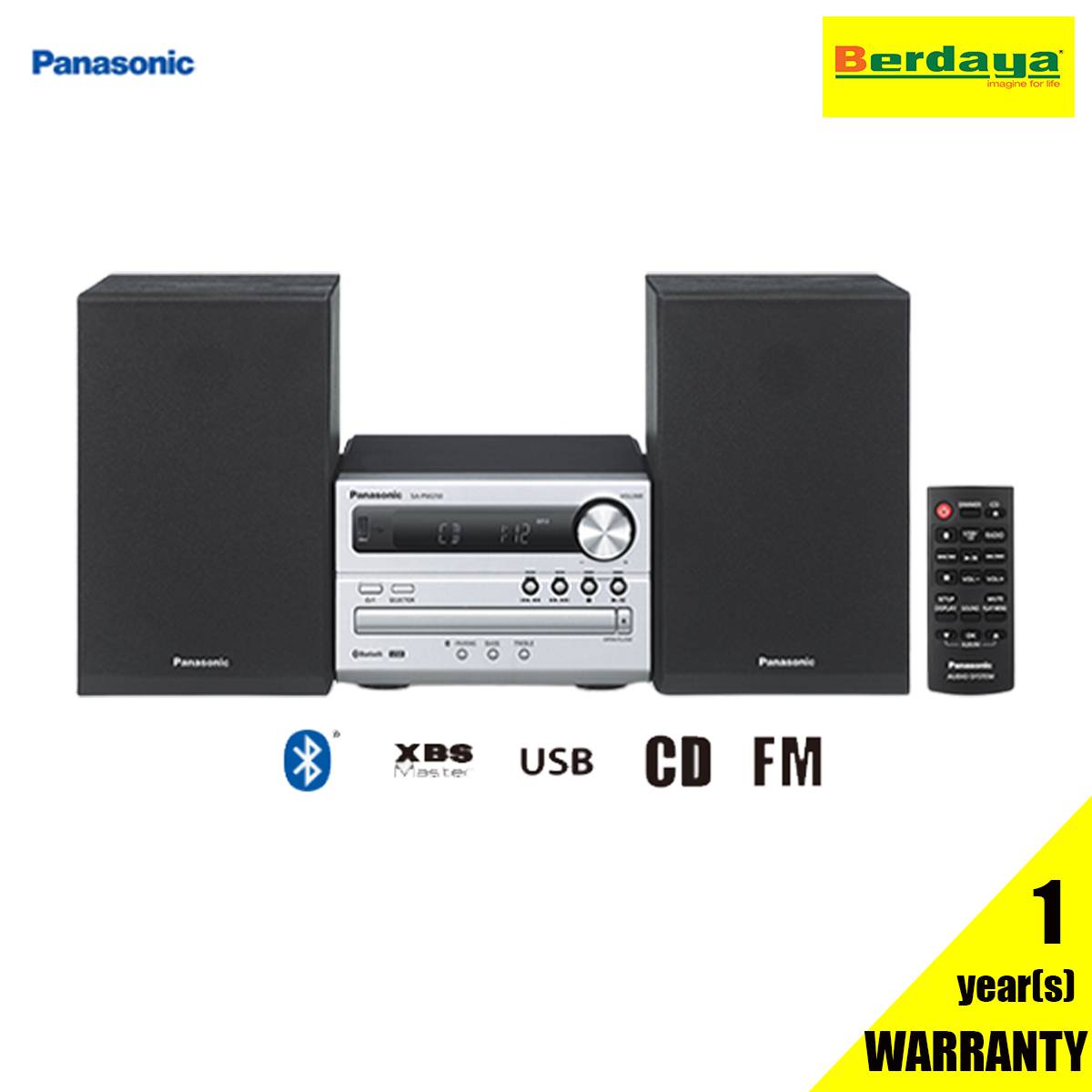 PANASONIC SC-PM250 CD MICRO SYSTEM | Berdaya